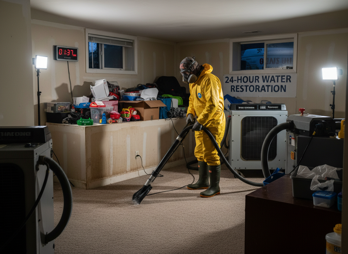 24-hour water restoration near me in Riverton
