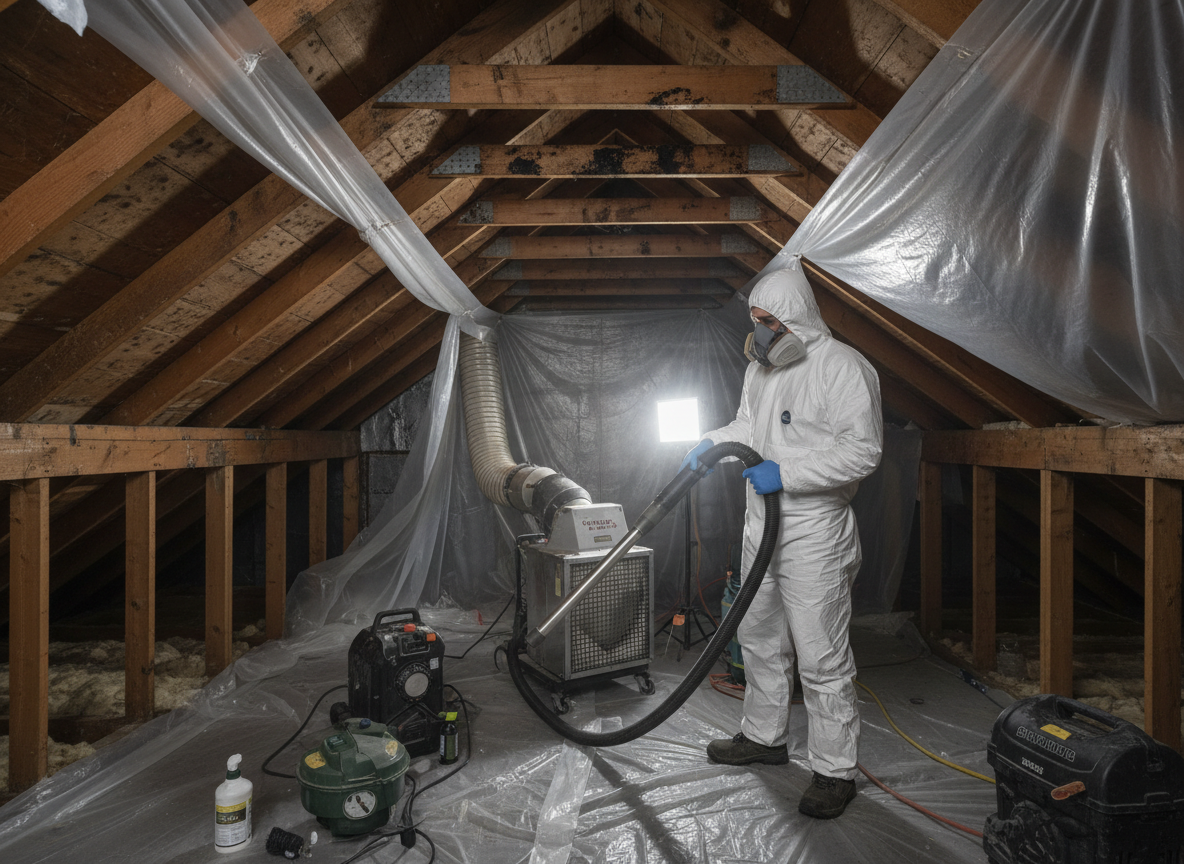 attic mold remediation in Riverton
