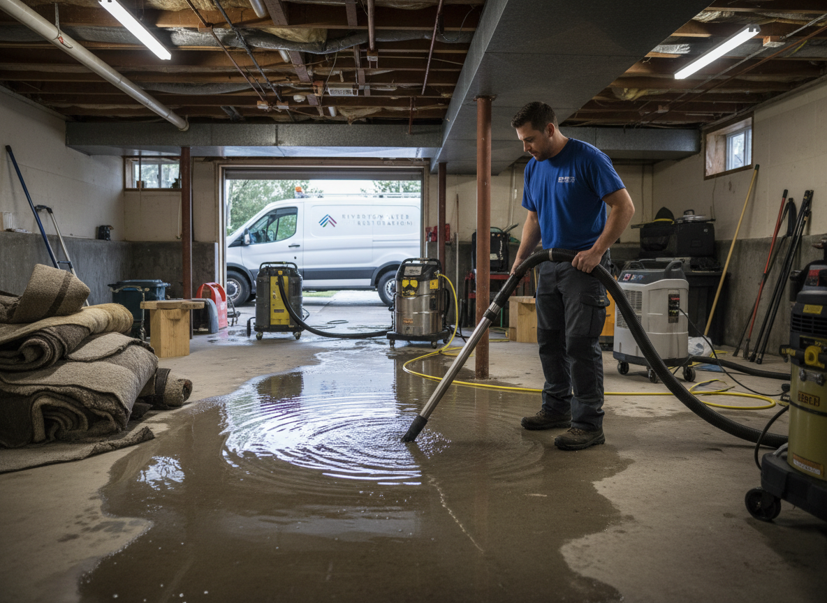 Emergency water removal in Riverton