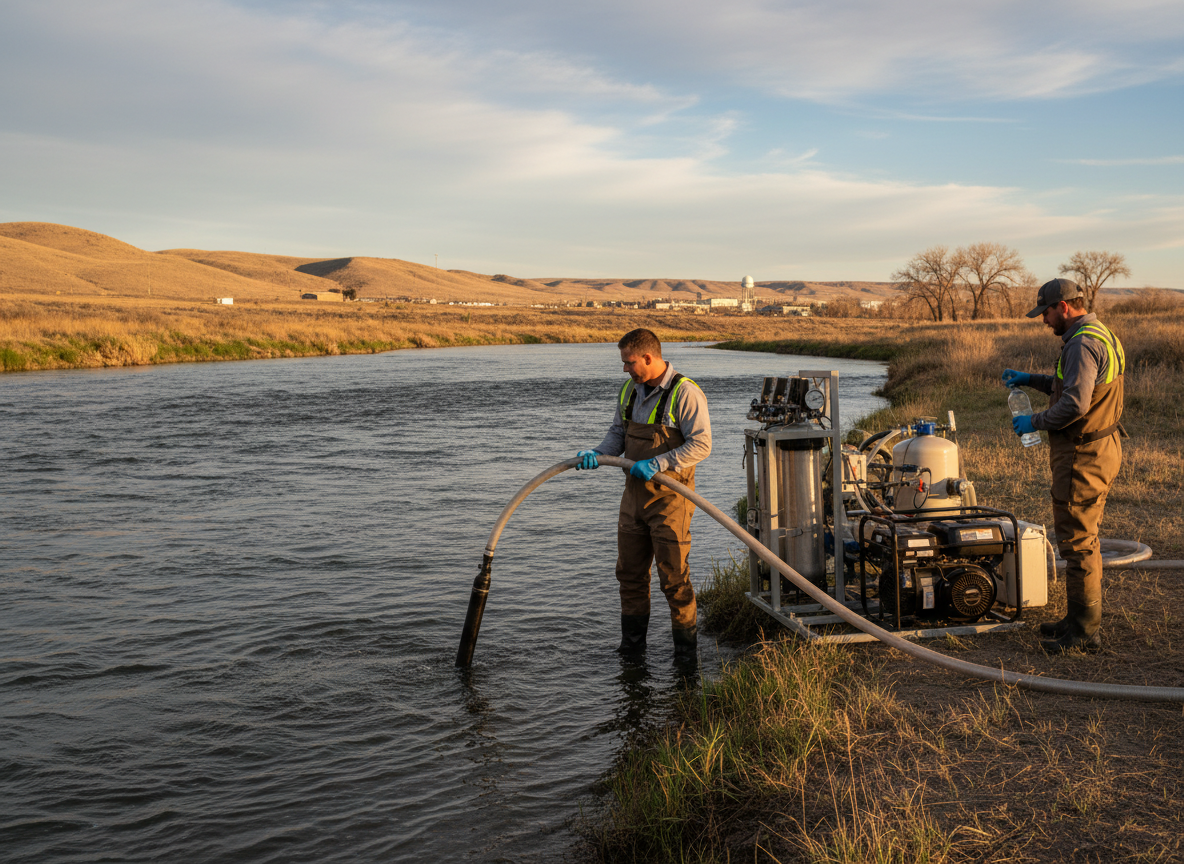 Water extraction in Riverton